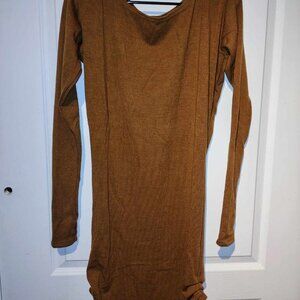 Kayäaz batwing sleeves sweater dress